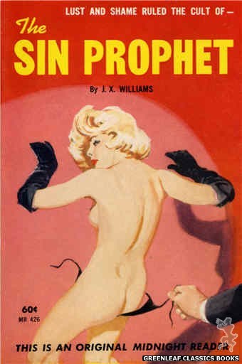 Midnight Reader 1961 MR426 - The Sin Prophet by J.X. Williams, cover art by Harold W. McCauley (1962)