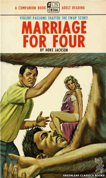 Companion Books CB566 - Marriage For Four by Hoke Jackson, cover art by Ed Smith (1968)