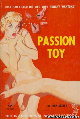 Nightstand Books NB1606 - Passion Toy by John Dexter, cover art by Harold W. McCauley (1962)