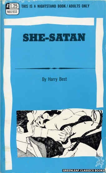 Nightstand Books NB1933 - She-Satan by Harry Best, cover art by Harry Bremner (1969)