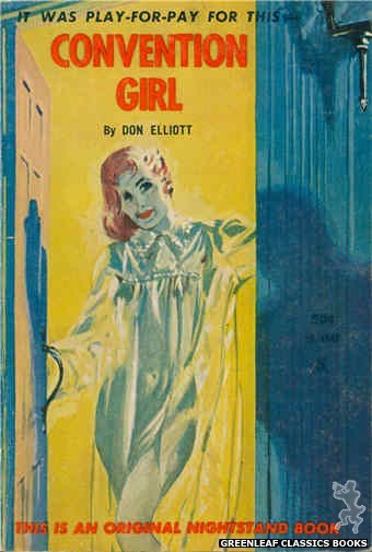 Nightstand Books NB1547 - Convention Girl by Don Elliott, cover art by Harold W. McCauley (1961)