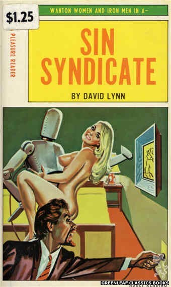 Pleasure Reader PR162 - Sin Syndicate by David Lynn, cover art by Tomas Cannizarro (1968)