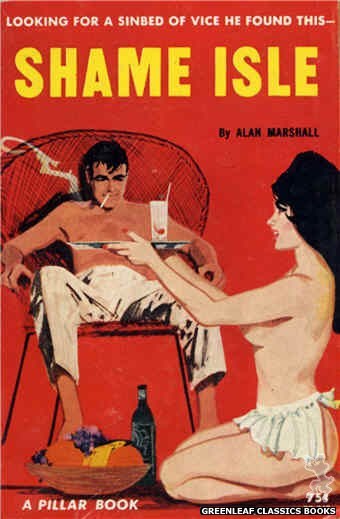 Pillar Books PB840 - Shame Isle by Alan Marshall, cover art by Unknown (1964)