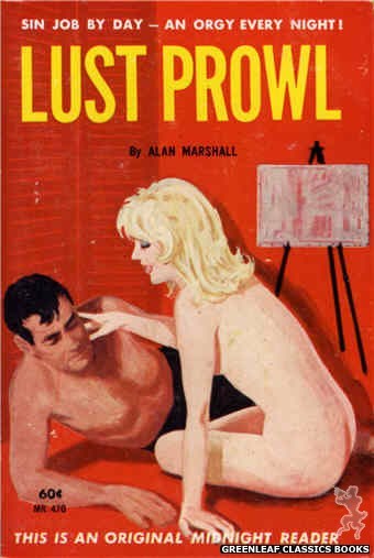 Midnight Reader 1961 MR470 - Lust Prowl by Alan Marshall, cover art by Unknown (1963)