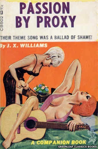 Companion Books CB502 - Passion by Proxy by J.X. Williams, cover art by Tomas Cannizarro (1967)
