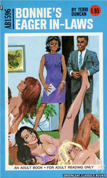 Adult Books AB1596 - Bonnie's Eager In-Laws by Terri Duncan, cover art by Unknown (1971)