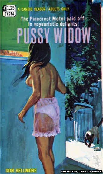 Candid Reader CA974 - Pussy Widow by Don Bellmore, cover art by Robert Bonfils (1969)