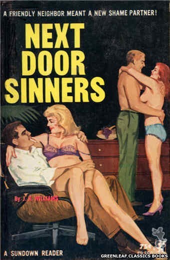 Sundown Reader SR550 - Next Door Sinners by J.X. Williams, cover art by Unknown (1965)