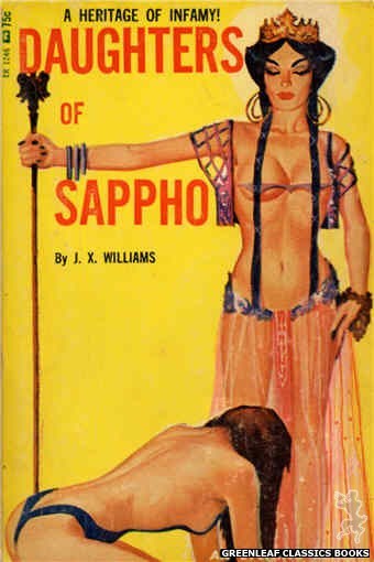 Evening Reader ER1246 - Daughters of Sappho by J.X. Williams, cover art by Unknown (1966)