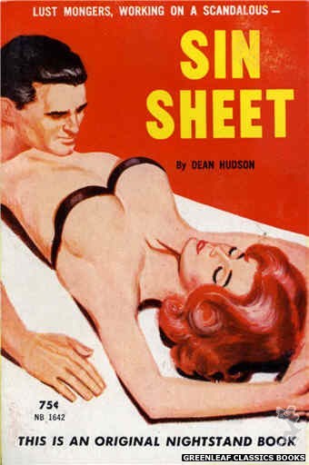 Nightstand Books NB1642 - Sin Sheet by Dean Hudson, cover art by Unknown (1963)