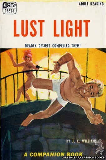 Companion Books CB526 - Lust Light by J.X. Williams, cover art by Darrel Millsap (1967)