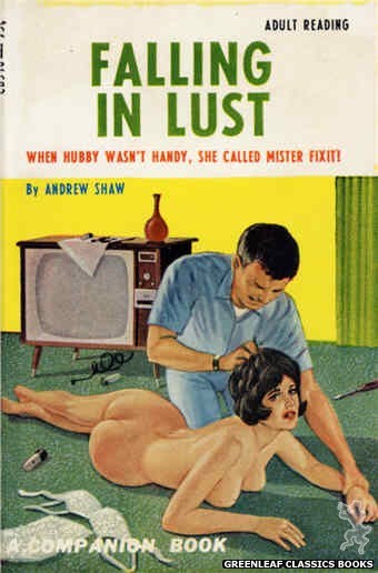 Companion Books CB518 - Falling In Lust by Andrew Shaw, cover art by Ed Smith (1967)