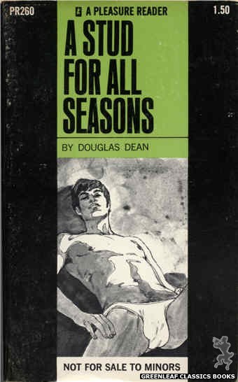 Pleasure Reader PR260 - A Stud For All Seasons by Douglas Dean, cover art by Unknown (1970)
