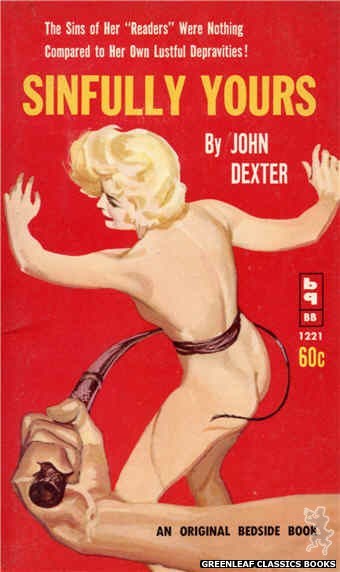 Bedside Books BB 1221 - Sinfully Yours by John Dexter, cover art by Harold W. McCauley (1962)