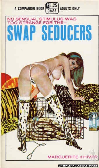 Companion Books CB636 - Swap Seducers by Marguerite d'Hiver, cover art by Robert Bonfils (1969)