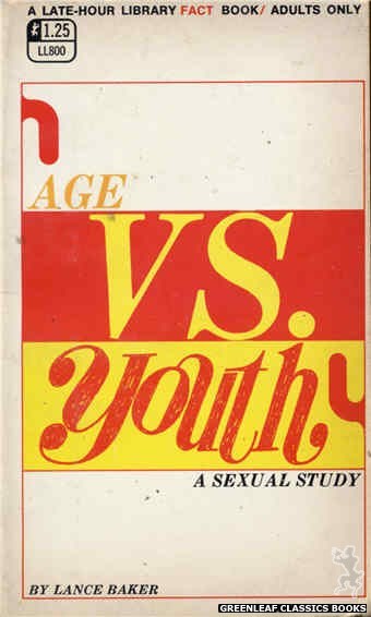 Late-Hour Library LL800 - Age Vs. Youth by Lance Baker, cover art by No Art Text Only (1969)