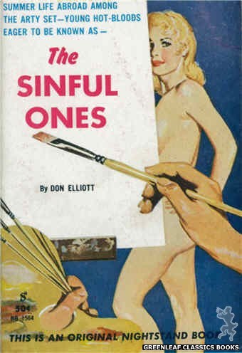 Nightstand Books NB1564 - The Sinful Ones by Don Elliott, cover art by Harold W. McCauley (1961)
