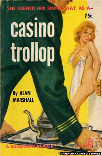 Sundown Reader SR544 - Casino Trollop by Alan Marshall, cover art by Unknown (1965)