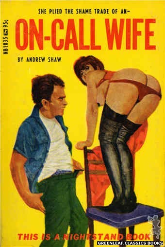 Nightstand Books NB1835 - On-Call Wife by Andrew Shaw, cover art by Unknown (1967)