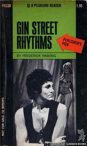 Pleasure Reader PR339 - Gin Street Rhythms by Frederick Raborg, cover art by Unknown (1971)