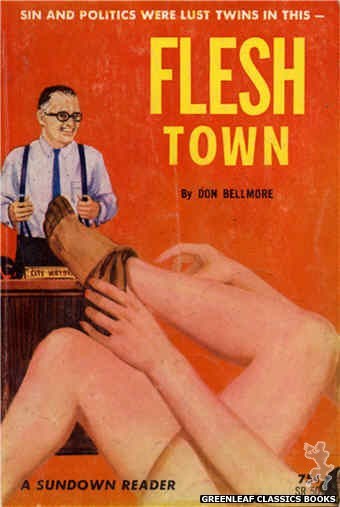Sundown Reader SR509 - Flesh Town by Don Bellmore, cover art by Unknown (1964)