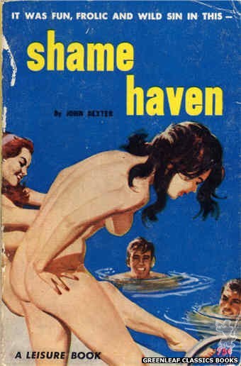 Leisure Books LB627 - Shame Haven by John Dexter, cover art by Unknown (1964)