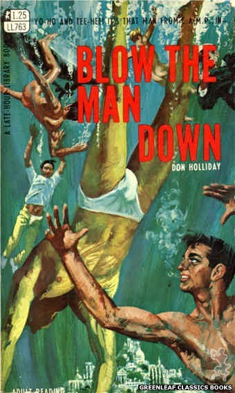 Late-Hour Library LL763 - Blow The Man Down by Don Holliday, cover art by Darrel Millsap (1968)