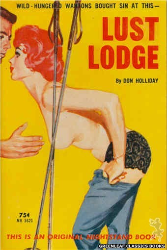 Nightstand Books NB1621 - Lust Lodge by Don Holliday, cover art by Harold W. McCauley (1962)