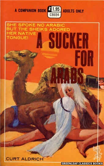 Companion Books CB694 - A Sucker For Arabs by Curt Aldrich, cover art by Unknown (1971)