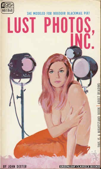 Nightstand Books NB1868 - Lust Photos, Inc. by John Dexter, cover art by Unknown (1968)