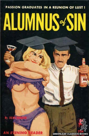 Evening Reader ER753 - Alumnus of Sin by Dean Hudson, cover art by Unknown (1964)