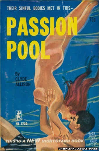 Nightstand Books NB1732 - Passion Pool by Clyde Allison, cover art by Unknown (1965)