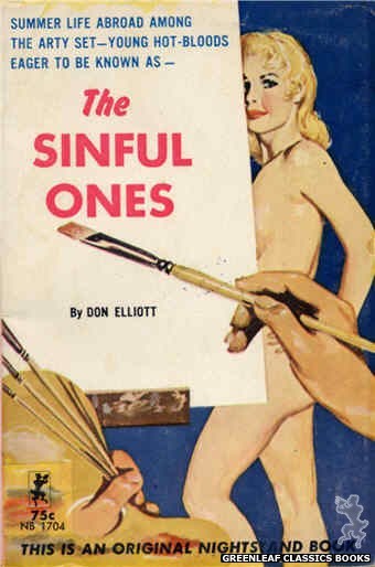 Nightstand Books NB1704 - The Sinful Ones by Don Elliott, cover art by Harold W. McCauley (1964)