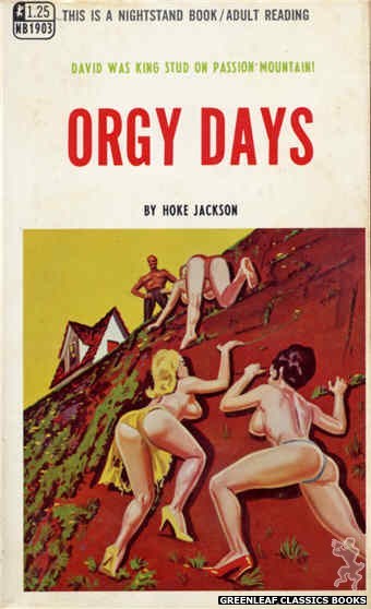 Nightstand Books NB1903 - Orgy Days by Hoke Jackson, cover art by Tomas Cannizarro (1968)