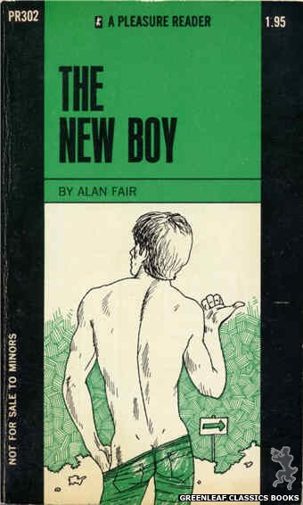 Pleasure Reader PR302 - The New Boy by Alan Fair, cover art by Harry Bremner (1971)