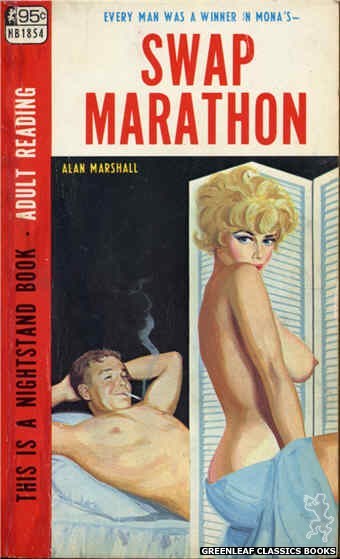 Nightstand Books NB1854 - Swap Marathon by Alan Marshall, cover art by Unknown (1967)