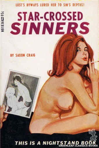 Nightstand Books NB1836 - Star-Crossed Sinners by Saxon Craig, cover art by Unknown (1967)