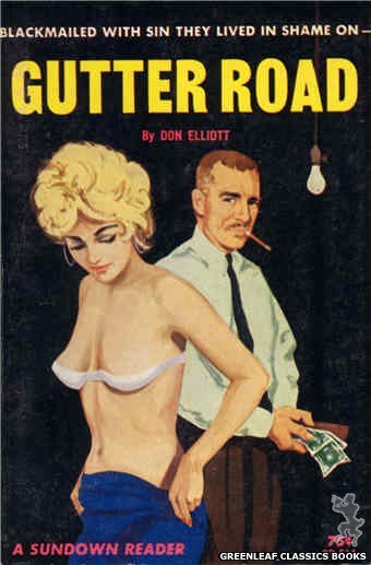 Sundown Reader SR514 - Gutter Road by Don Elliott, cover art by Unknown (1964)