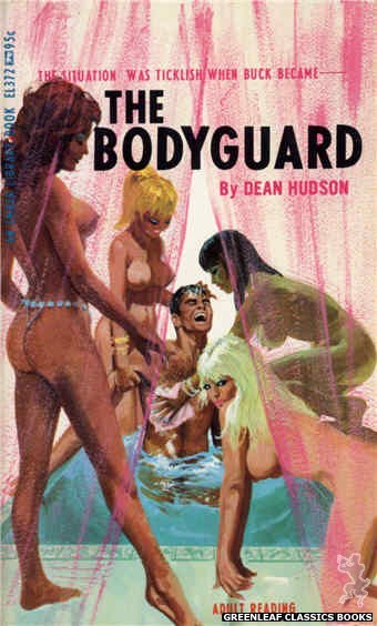 Ember Library EL 372 - The Bodyguard by Dean Hudson, cover art by Robert Bonfils (1967)