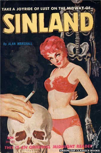 Midnight Reader 1961 MR413 - Sinland by Alan Marshall, cover art by Harold W. McCauley (1962)