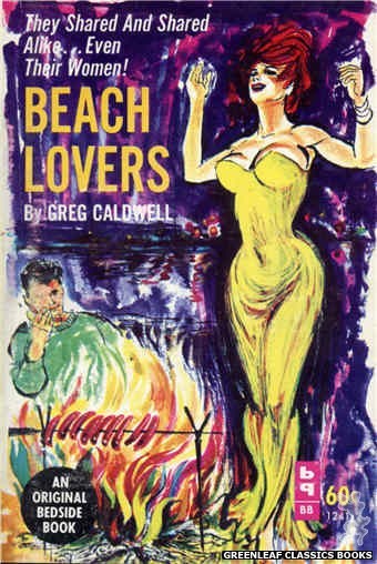 Bedside Books BB 1241 - Beach Lovers by Greg Caldwell, cover art by Unknown (1963)