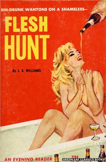Evening Reader ER747 - Flesh Hunt by J.X. Williams, cover art by Unknown (1964)
