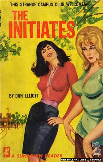 Sundown Reader SR596 - The Initiates by Don Elliott, cover art by Unknown (1966)